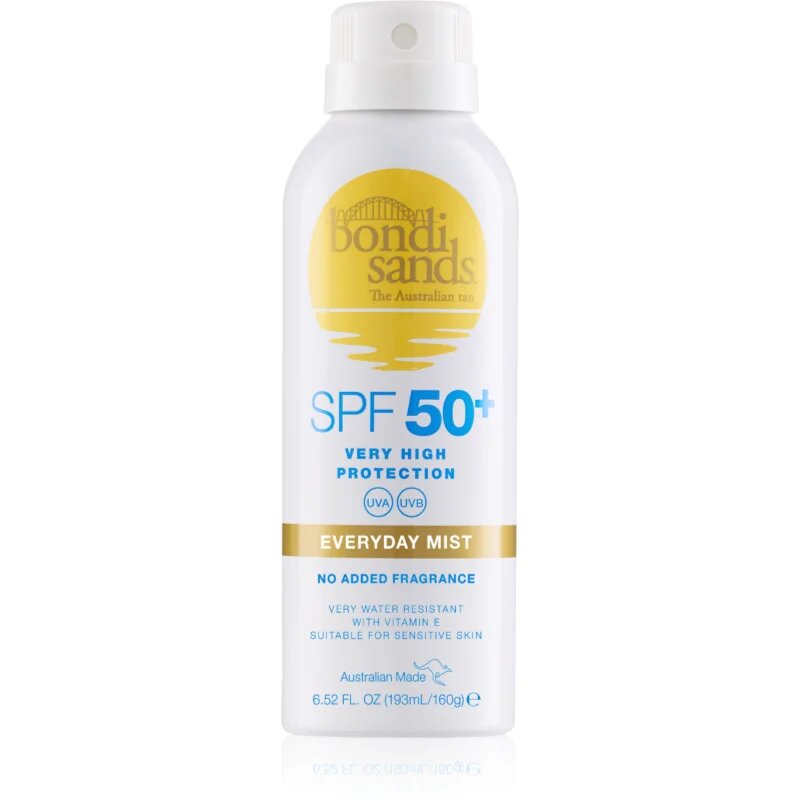 Bondi Sands SPF 50+ Everyday Mist vodoodporno pršilo za sončenje SPF 50+ 160 g