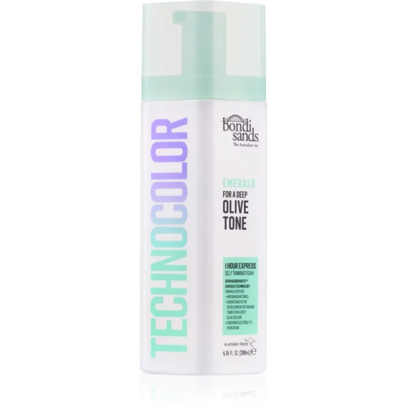 Bondi Sands Technocolor Emerald samoporjavitvena pena odtenek Golden Olive Bronze 200 ml