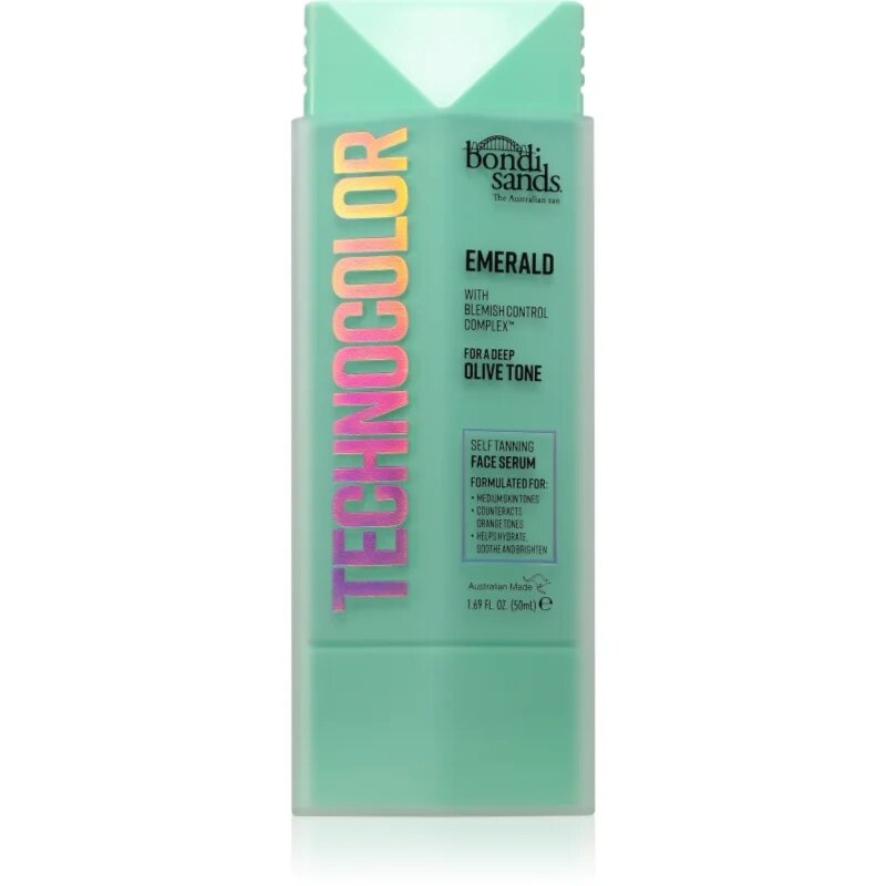 Bondi Sands Technocolor Emerald samoporjavitveni serum za obraz 50 ml