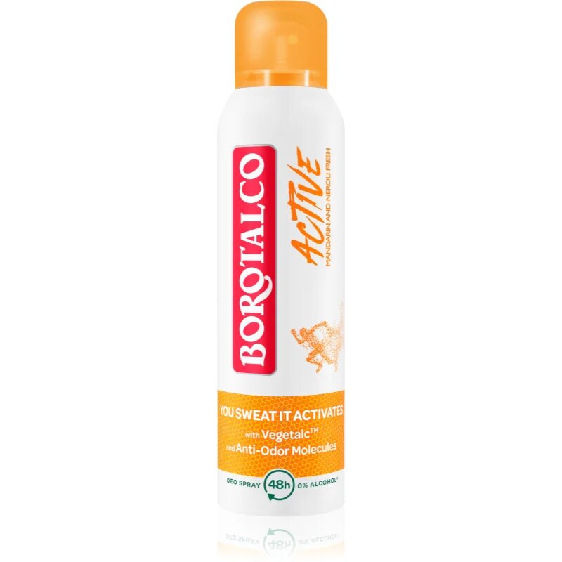 Borotalco Active Mandarin & Neroli osvežilni deodorant v pršilu 48 ur 150 ml