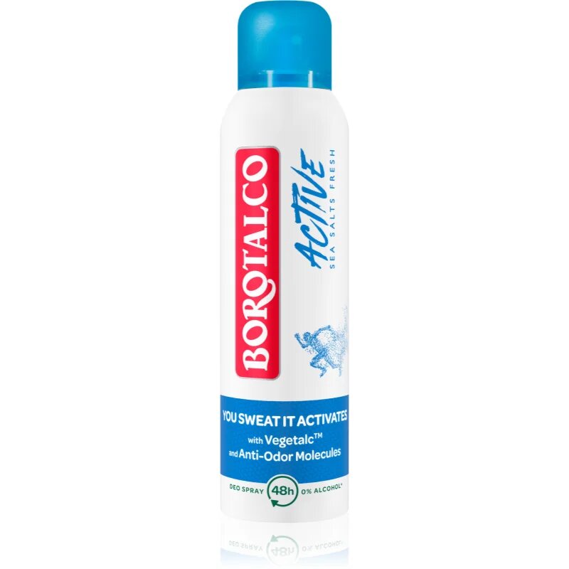 Borotalco Active Sea Salts deodorant v pršilu z 48-urnim učinkom 150 ml