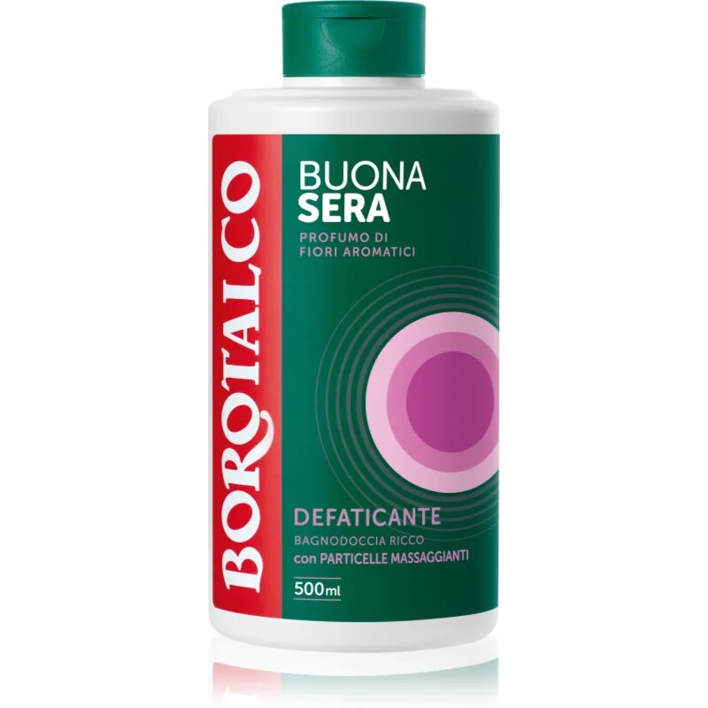 Borotalco Good Evening Anti-fatigue relaksacijski gel za prhanje z vonjem cvetja 500 ml