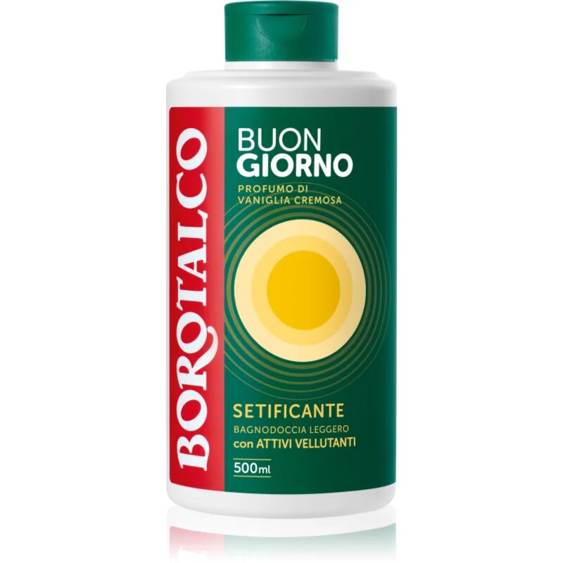 Borotalco Good Morning Silky nežni gel za prhanje dišave Creamy Vanilla 500 ml