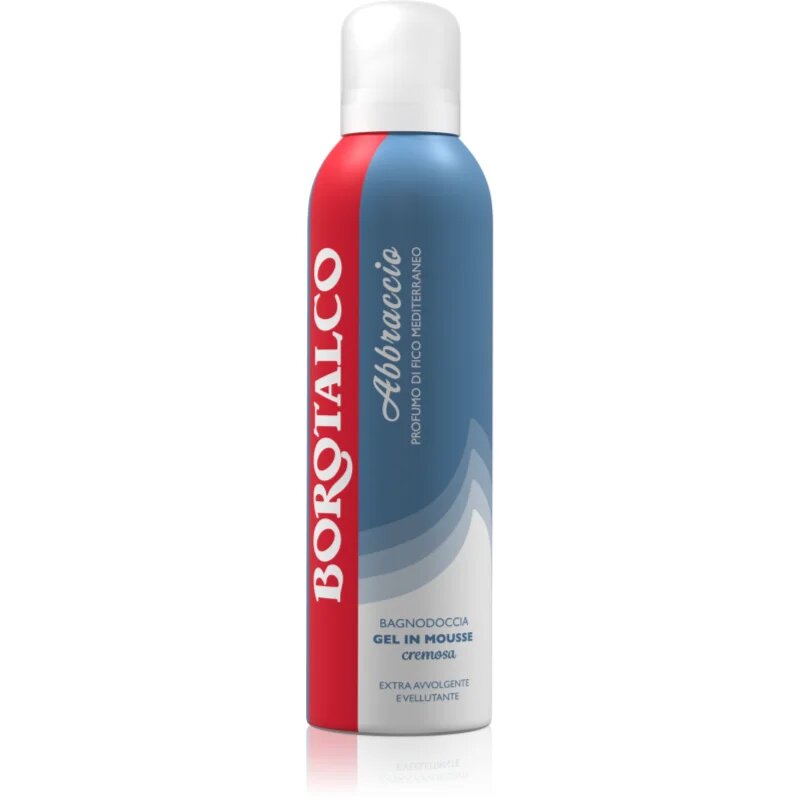 Borotalco Hug Mediterranean Fig pena za prhanje z osvežujočim učinkom 200 ml