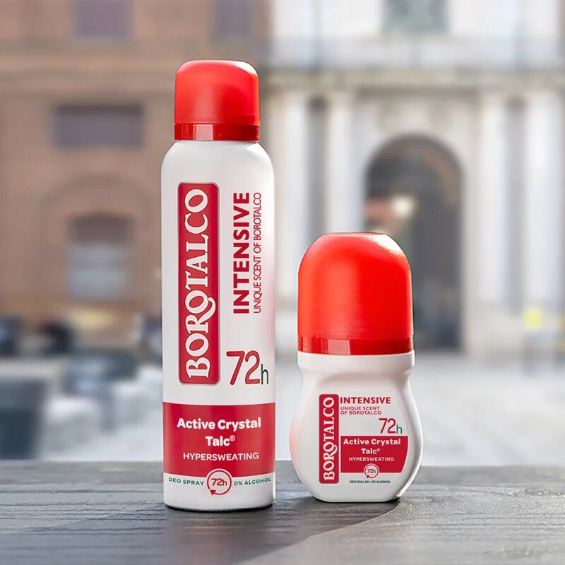 Borotalco Intensive deodorant v pršilu 72 ur 150 ml