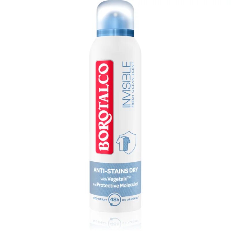 Borotalco Invisible Fresh Ocean deodorant v pršilu z 48-urnim učinkom 150 ml