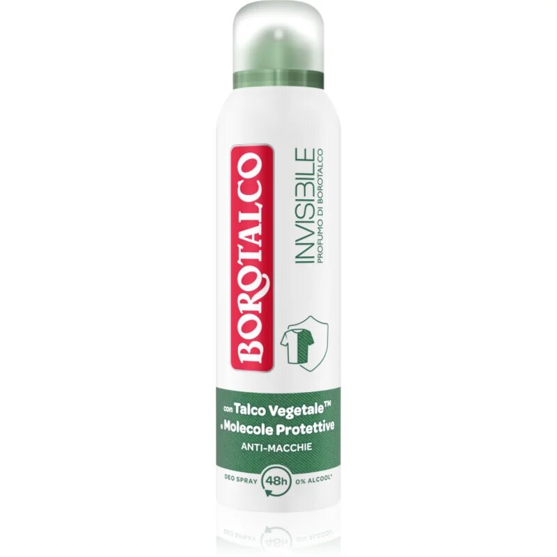 Borotalco Invisible Original deodorant v pršilu proti belim in rumenim madežem 150 ml