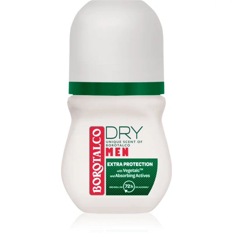 Borotalco MEN Dry deodorant s kroglico 72 ur dišave Original 50 ml