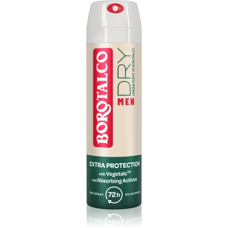 Borotalco MEN Dry deodorant v pršilu za moške dišave Unique Scent of 150 ml
