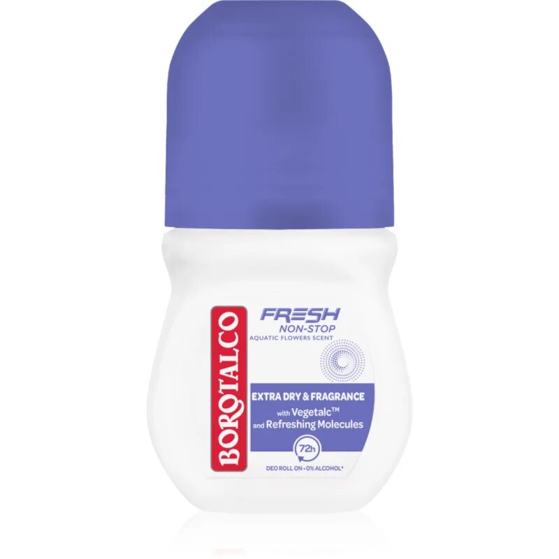 Borotalco Non-Stop Fresh Aquatic Flowers deodorant roll-on 72 ur 50 ml