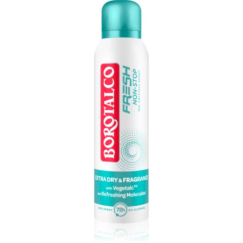 Borotalco Non-Stop Fresh Sea Crystals deodorant v pršilu 72 ur 150 ml