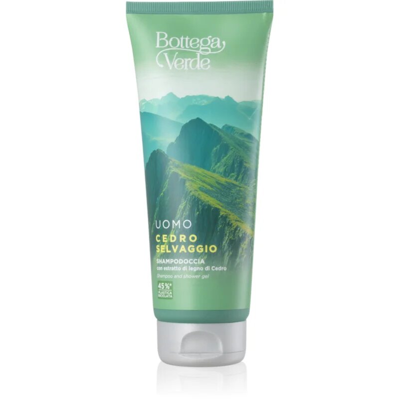 Bottega Verde Cedro Selvaggio gel za prhanje in šampon 2v1 200 ml