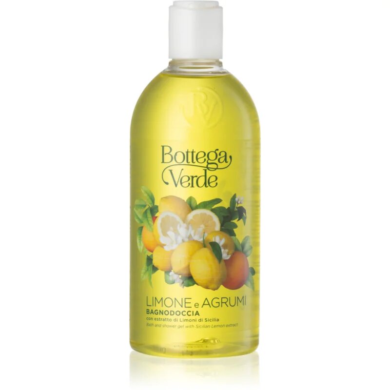 Bottega Verde Limone & Agrumi pomirjajoči gel za kopel in prhanje 400 ml