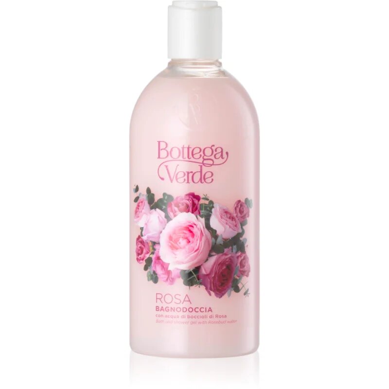 Bottega Verde Rosa negovalna pena za prhanje z vrtnično vodo 400 ml