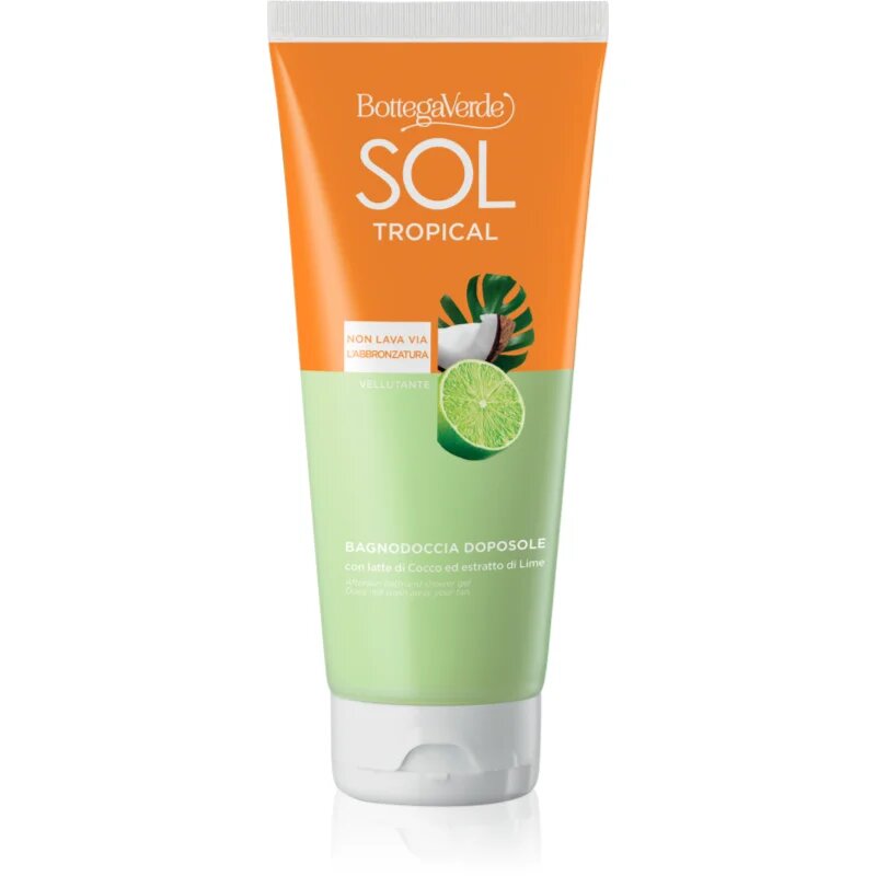 Bottega Verde Sol Cocco Lime gel za prhanje in kopanje po sončenju 200 ml