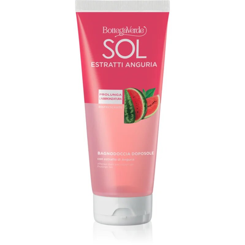 Bottega Verde Sol Estratti pomirjajoči gel za kopel in prhanje za podaljšanje porjavelosti 200 ml