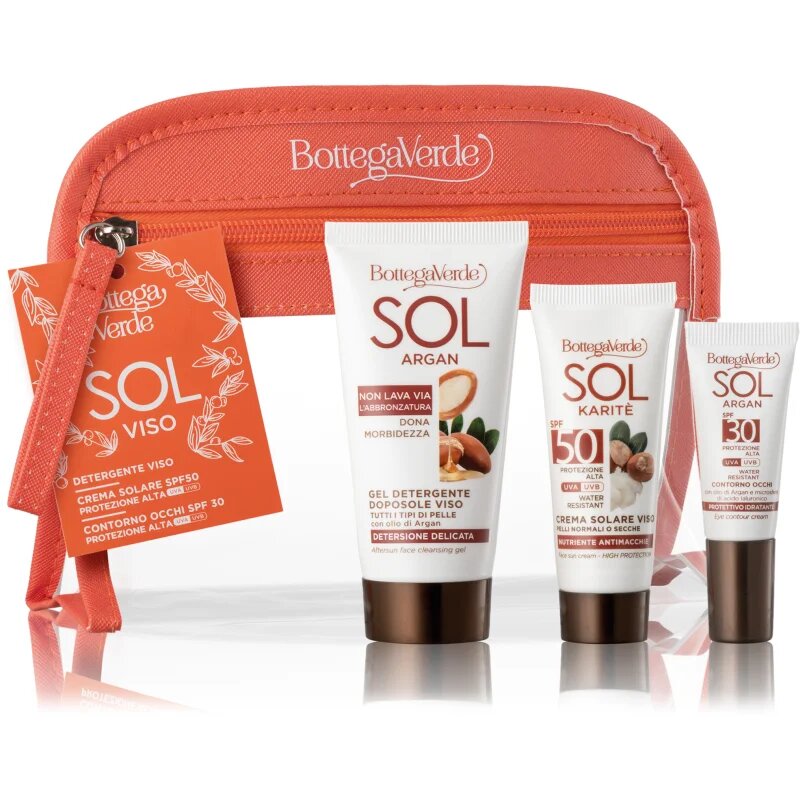Bottega Verde Sol Karitè Potovalni set za sončenje