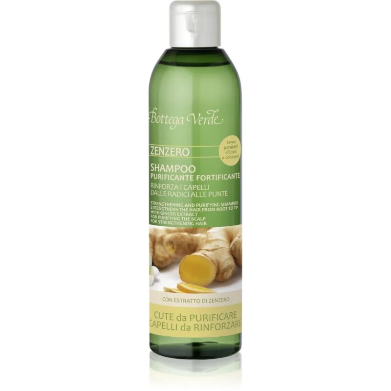 Bottega Verde Zenzero čistilni šampon za krepitev las 250 ml
