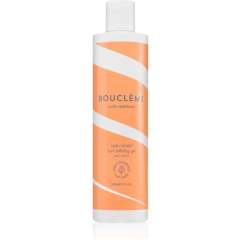 Bouclème Seal + Shield Curl Defining Gel stiling gel za učvrstitev naravno valovitih las proti krepastim lasem 300 ml