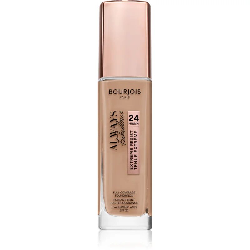 Bourjois Always Fabulous dolgoobstojen tekoči puder SPF 20 odtenek 200 Vanille Rosé 30 ml
