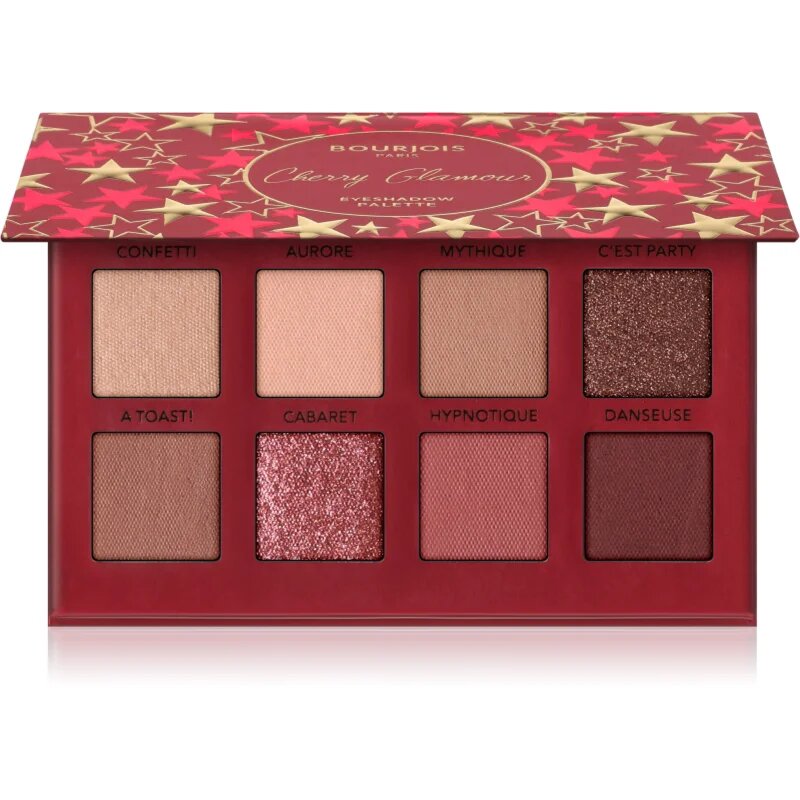 Bourjois Cherry Glamour paleta senčil za oči 8.5 g