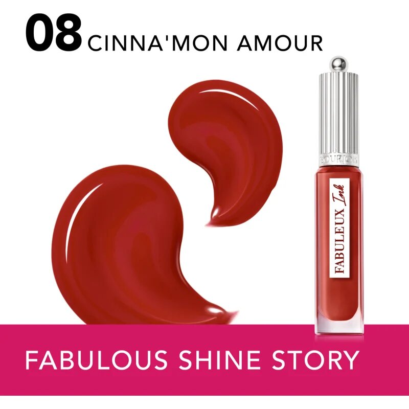 Bourjois Fabuleux Ink tekoča šminka odtenek 08 Cinna'mon Amour 3.5 ml