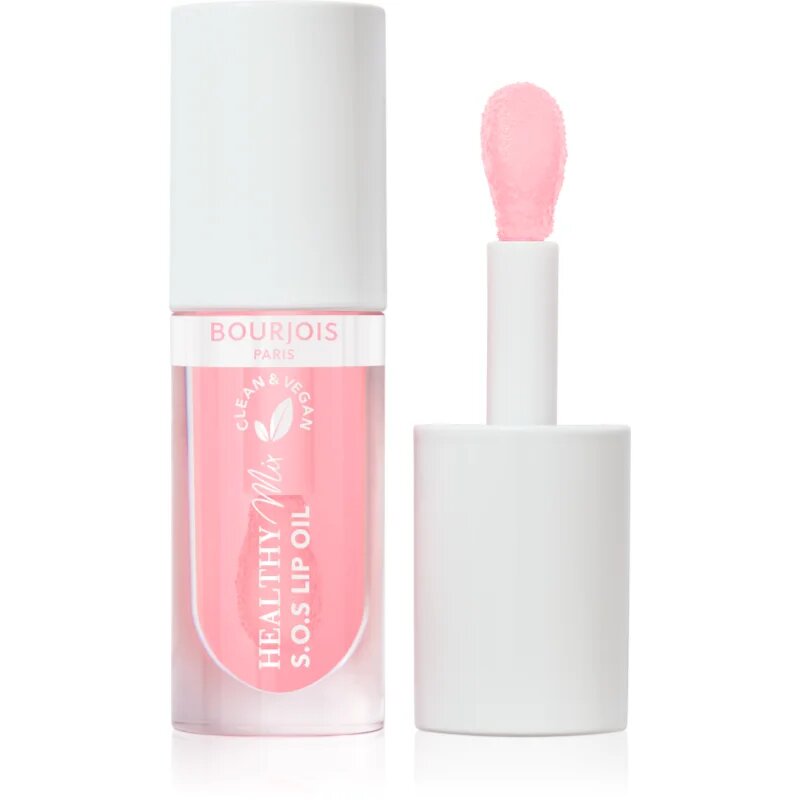 Bourjois Healthy Mix S.O.S Lip Oil olje za ustnice z vlažilnim učinkom odtenek 01 Douceur de Rose 45 ml