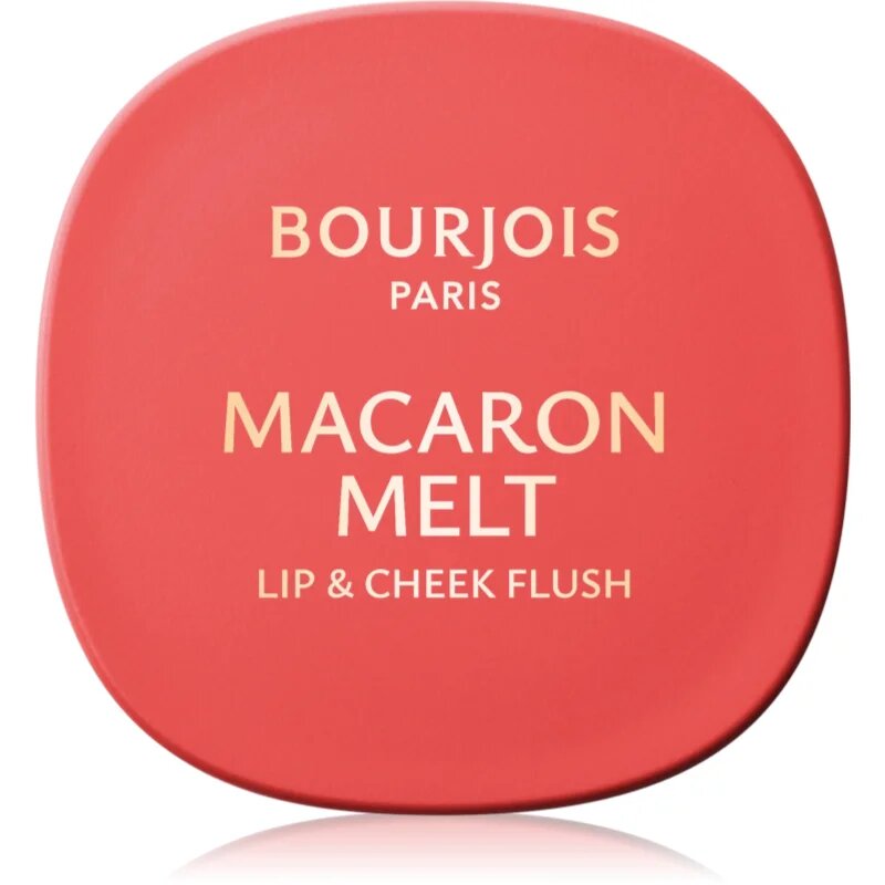 Bourjois Macaron Melt Lip & Cheek Flush rdečilo 2 v 1 odtenek 03 Peach Tatin 5 g