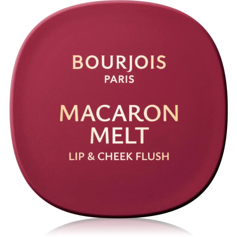 Bourjois Macaron Melt Lip & Cheek Flush rdečilo 2 v 1 odtenek 05 Berry Smoothy 5 g