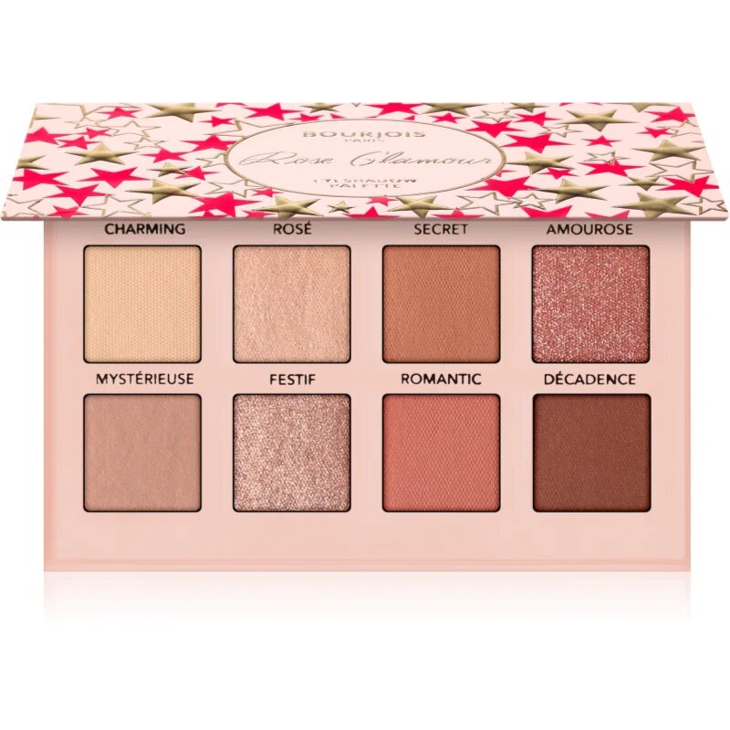 Bourjois Rose Glamour paleta senčil za oči 8.5 g