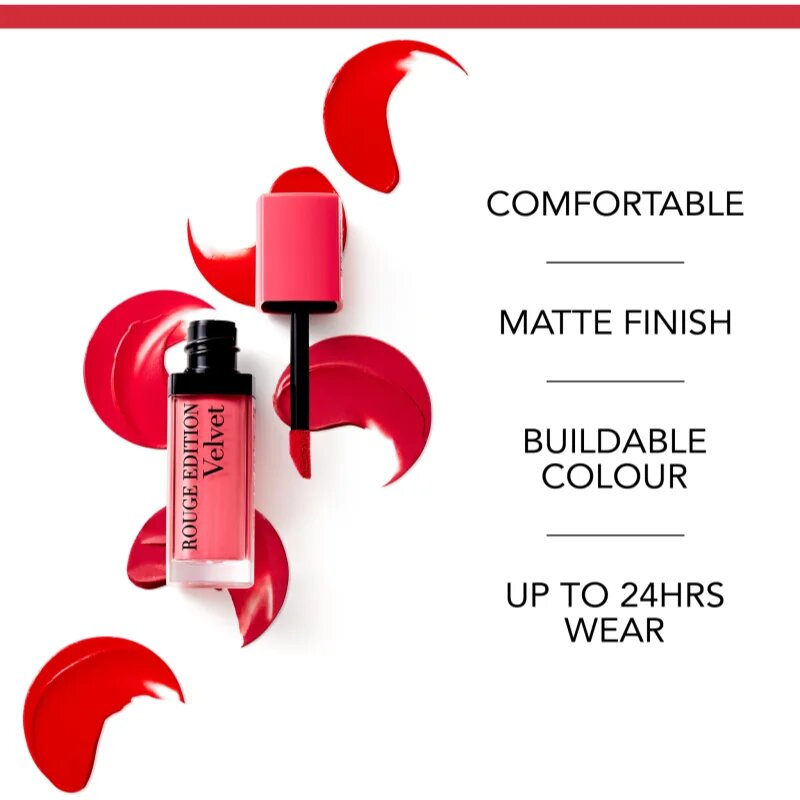 Bourjois Rouge Edition Velvet tekoča šminka z mat učinkom odtenek 05 OLé Flamingo! 7.7 ml