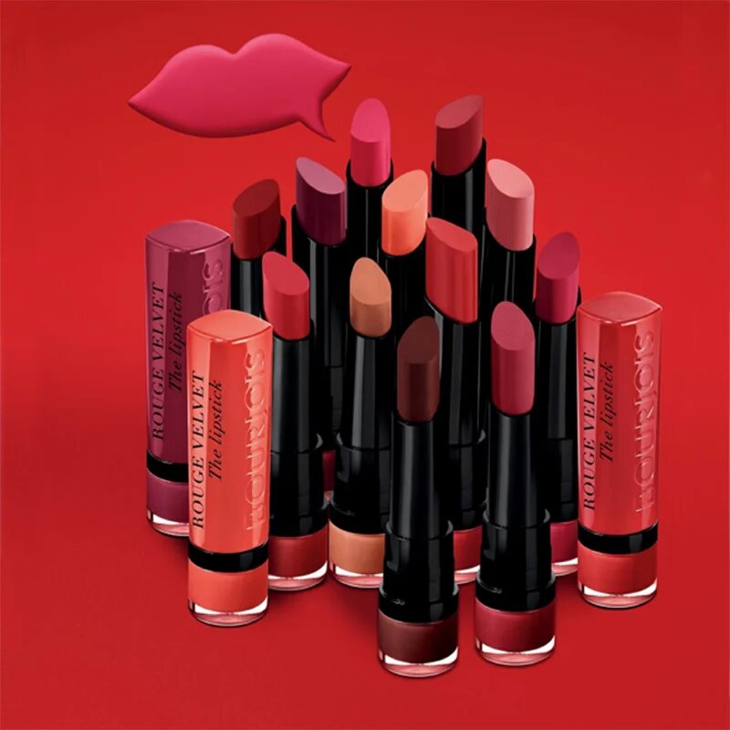 Bourjois Rouge Velvet The Lipstick matirajoča šminka odtenek 24 Pari'sienne 2.4 g