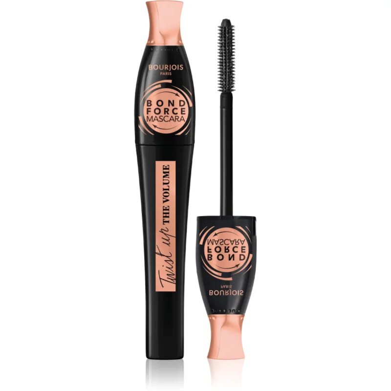 Bourjois Twist Up The Volume maskara za volumen in privihanje trepalnic odtenek 1 Black 8 ml