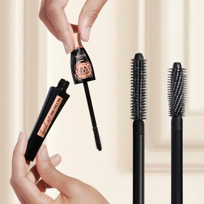 Bourjois Twist Up The Volume maskara za volumen in privihanje trepalnic odtenek 1 Black 8 ml
