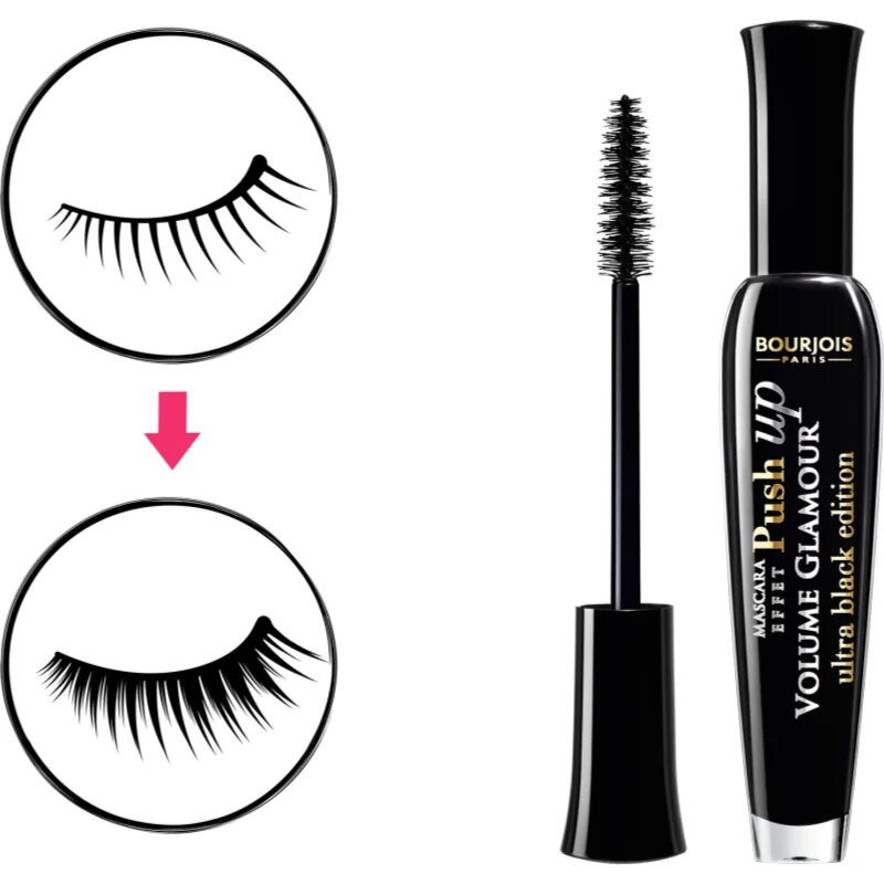 Bourjois Volume Glamour maskara za volumen in privihanje trepalnic odtenek 31 Ultra Black 7 ml