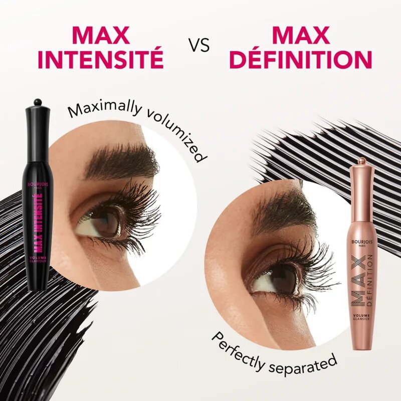 Bourjois Volume Glamour Max Intensité maskara za volumen odtenek 1 Intense Black 12 ml