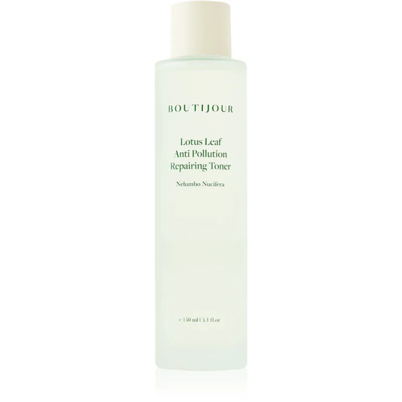 BOUTIJOUR Lotus Leaf Anti-Pollution Repairing Toner esencialni pomirjevalni tonik za občutljivo kožo 150 ml