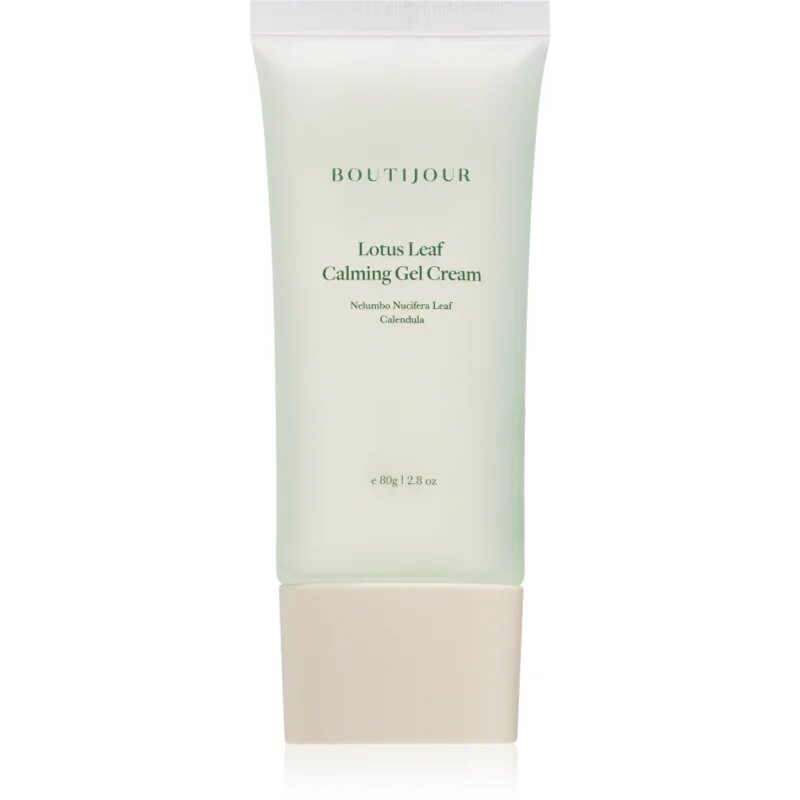 BOUTIJOUR Lotus Leaf Calming Gel Cream vlažilna in pomirjujoča krema za krepitev kožne pregrade 80 g