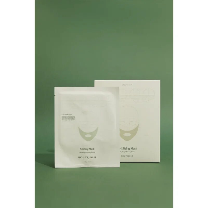 BOUTIJOUR X-Lifting Mask Hydrogel Lifting Patch lifting maska za glajenje poteze obraza 5x15 g