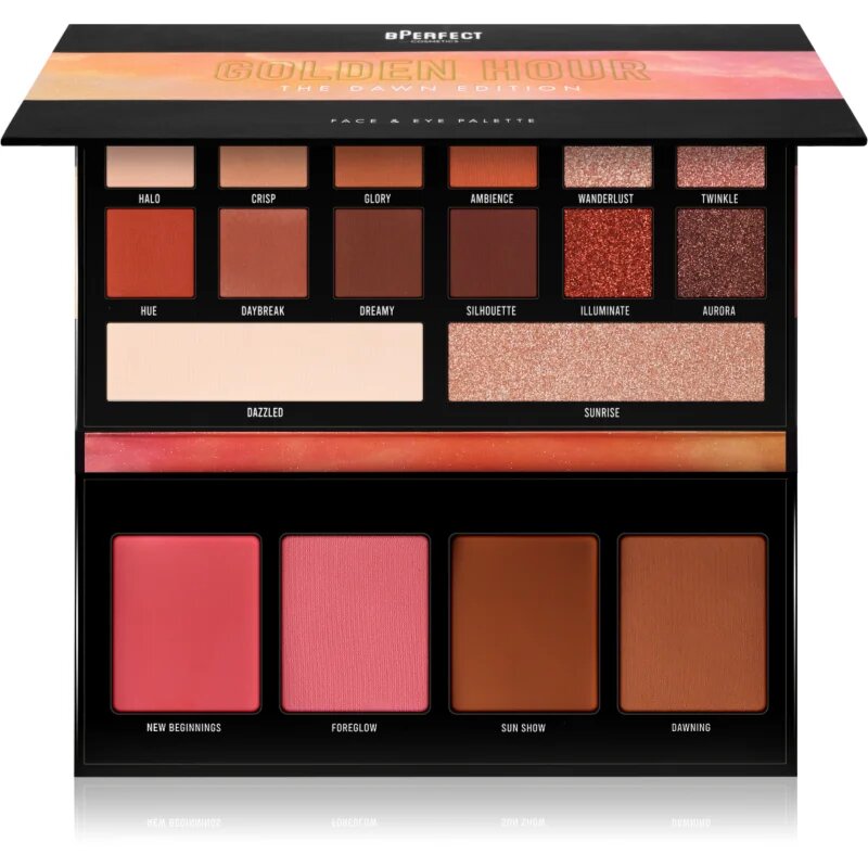 BPerfect Golden Hour The Dawn Edition večnamenska paleta za obraz 54.6 g