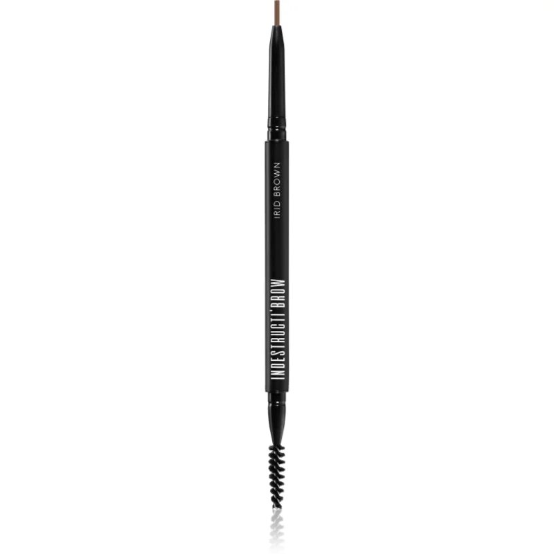 BPerfect Indestructi'Brow dolgoobstojni svinčnik za obrvi s krtačko odtenek Irid Brown 10 g