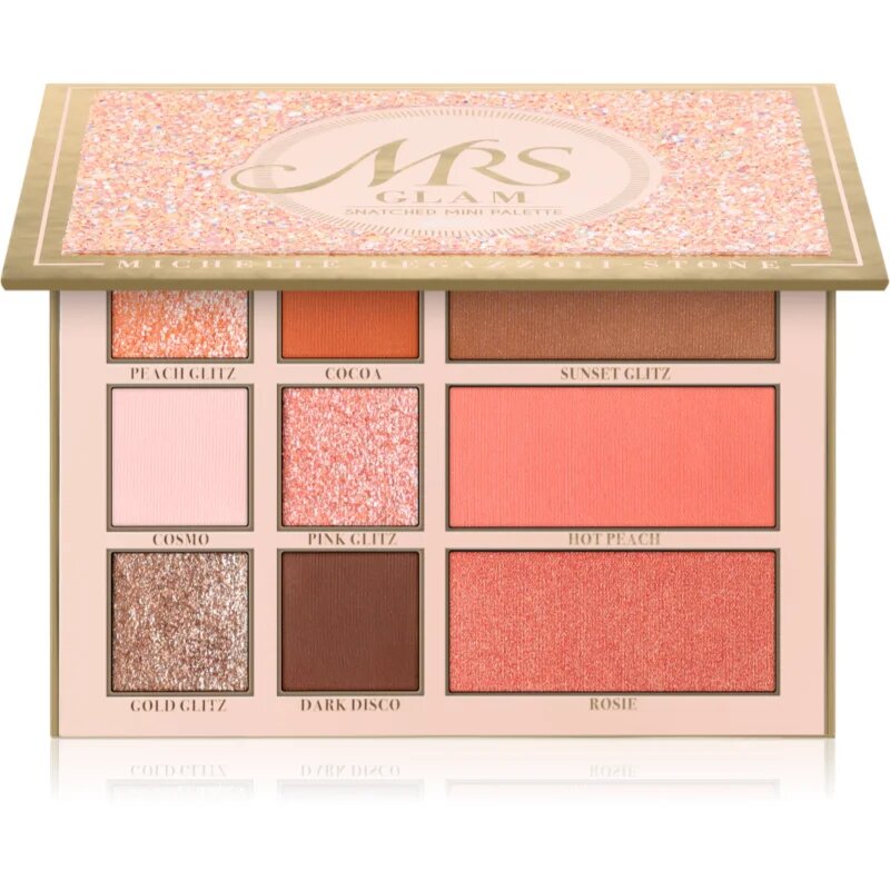 BPerfect Mrs Glam Snatched Mini Palette večnamenska paleta za obraz 22 g