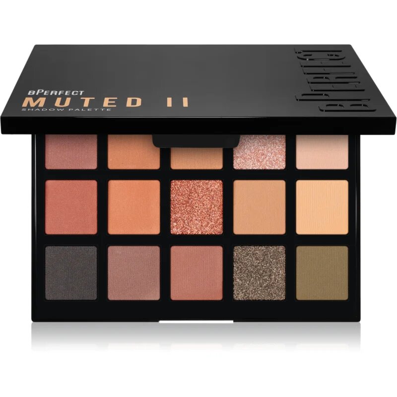 BPerfect Muted II Shadow Palette paleta senčil za oči 22.5 g