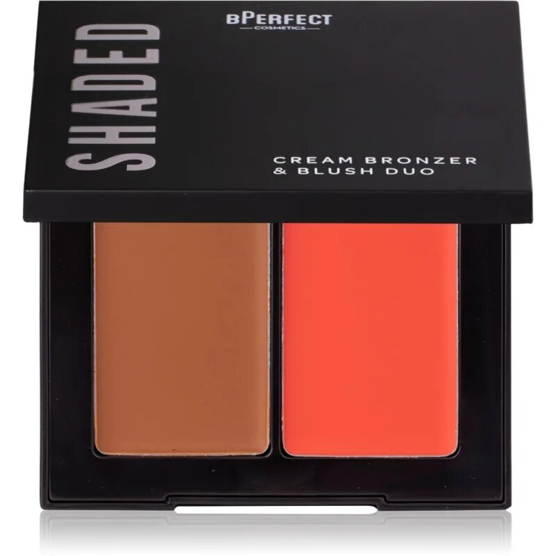 BPerfect Shaded Cream Bronzer & Blush Duo bronzer in rdečilo odtenek 02 Medium 7 g