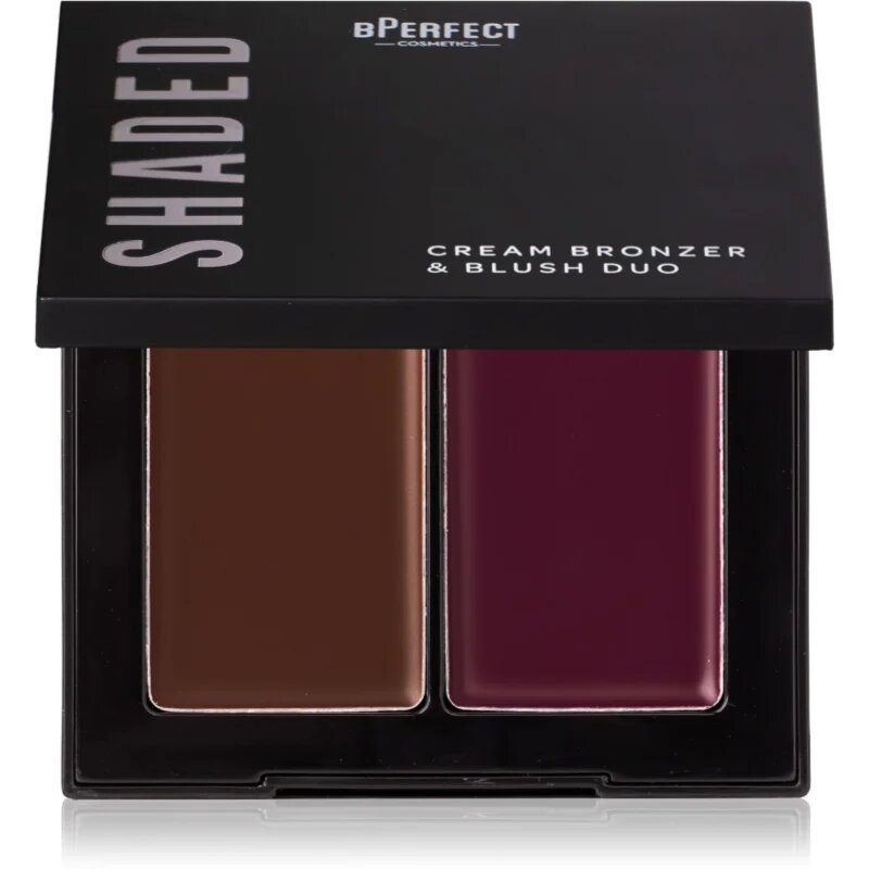 BPerfect Shaded Cream Bronzer & Blush Duo bronzer in rdečilo odtenek 05 Deep 7 g
