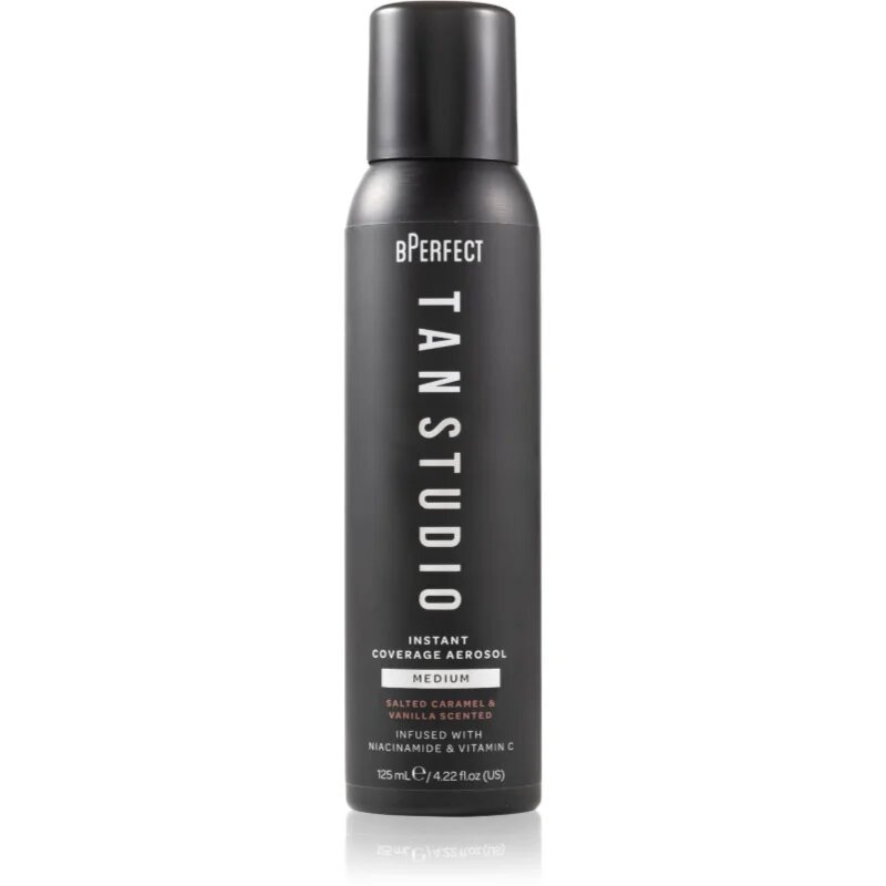BPerfect Tan Studio Instant Aerosol Tan samoporjavitveno pršilo odtenek Medium 125 ml