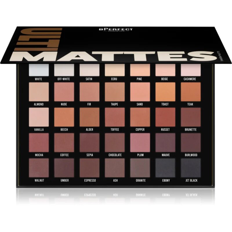 BPerfect Ultimattes paleta senčil za oči 455 g