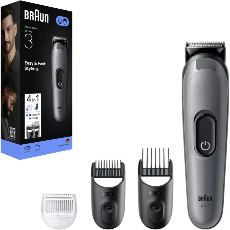 Braun All-In-One Series 3 AIO3500 komplet za urejanje las in brade 4 v 1 1 kos