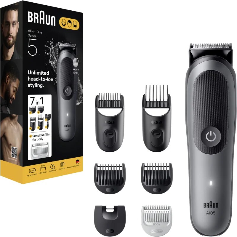 Braun All-In-One Series 5 AIO5520 set za nego las in telesa 7 v 1 1 kos