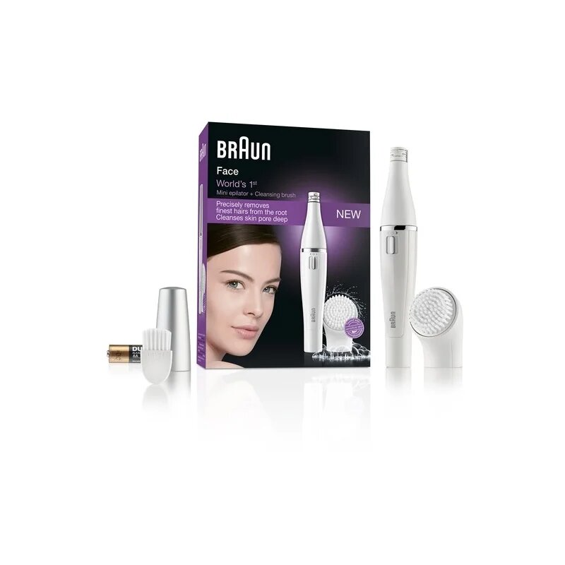 Braun Face 810 epilator s čistilno krtačko za obraz 1 kos